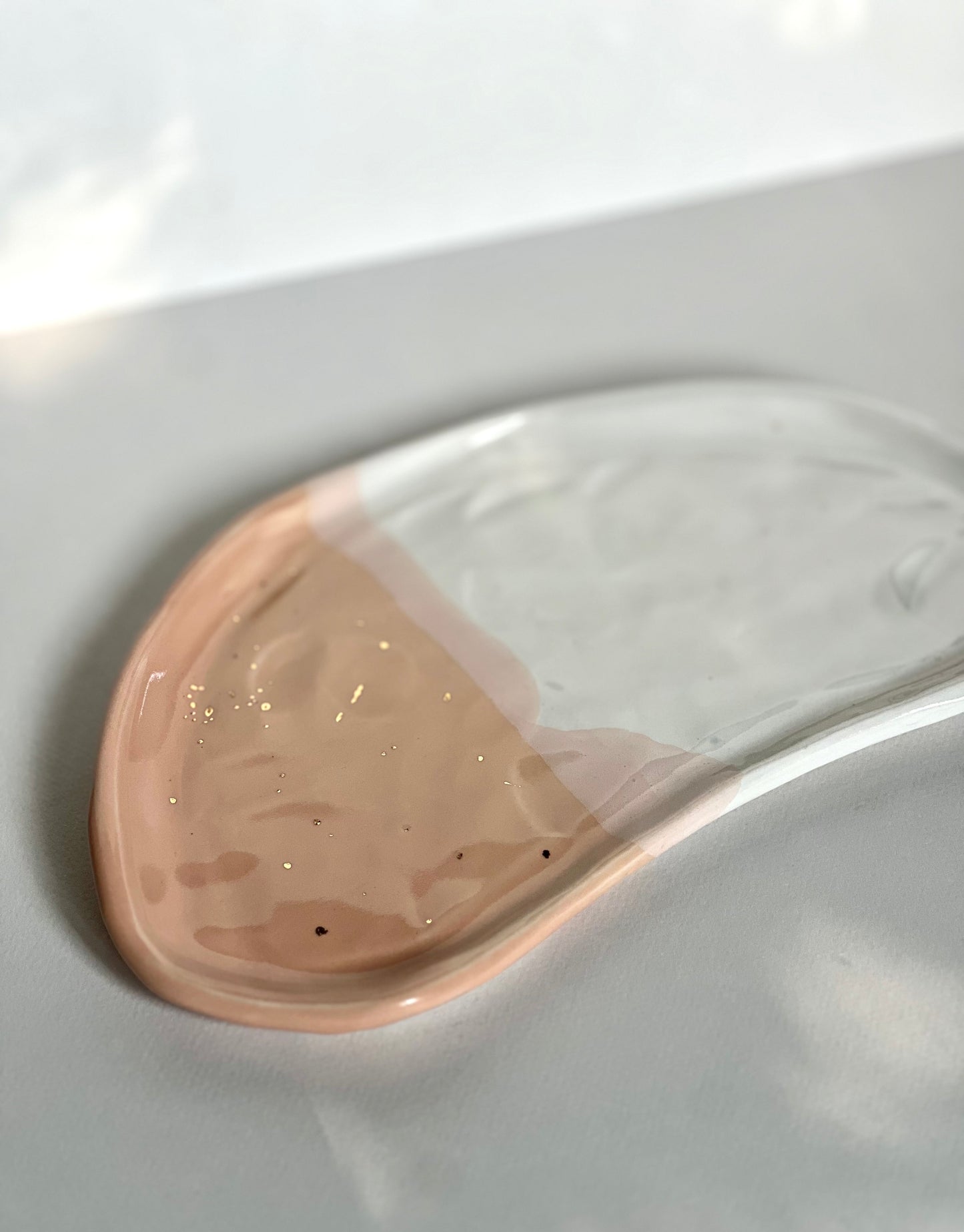 Pink with Gold Flecks Tray