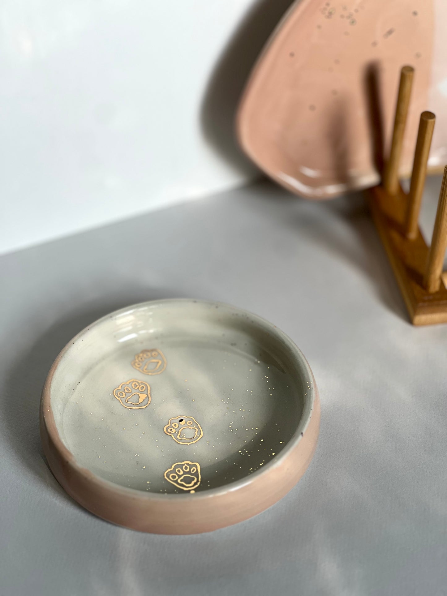 Luxe Paw Print Ring Dish