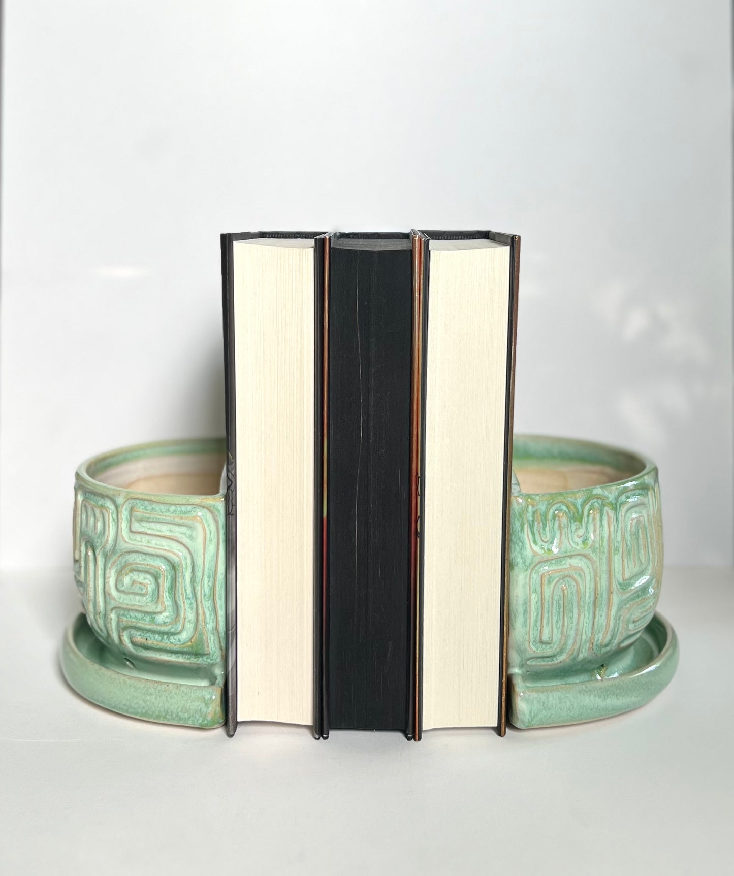‘Bookworm’ Planter Bookends Set