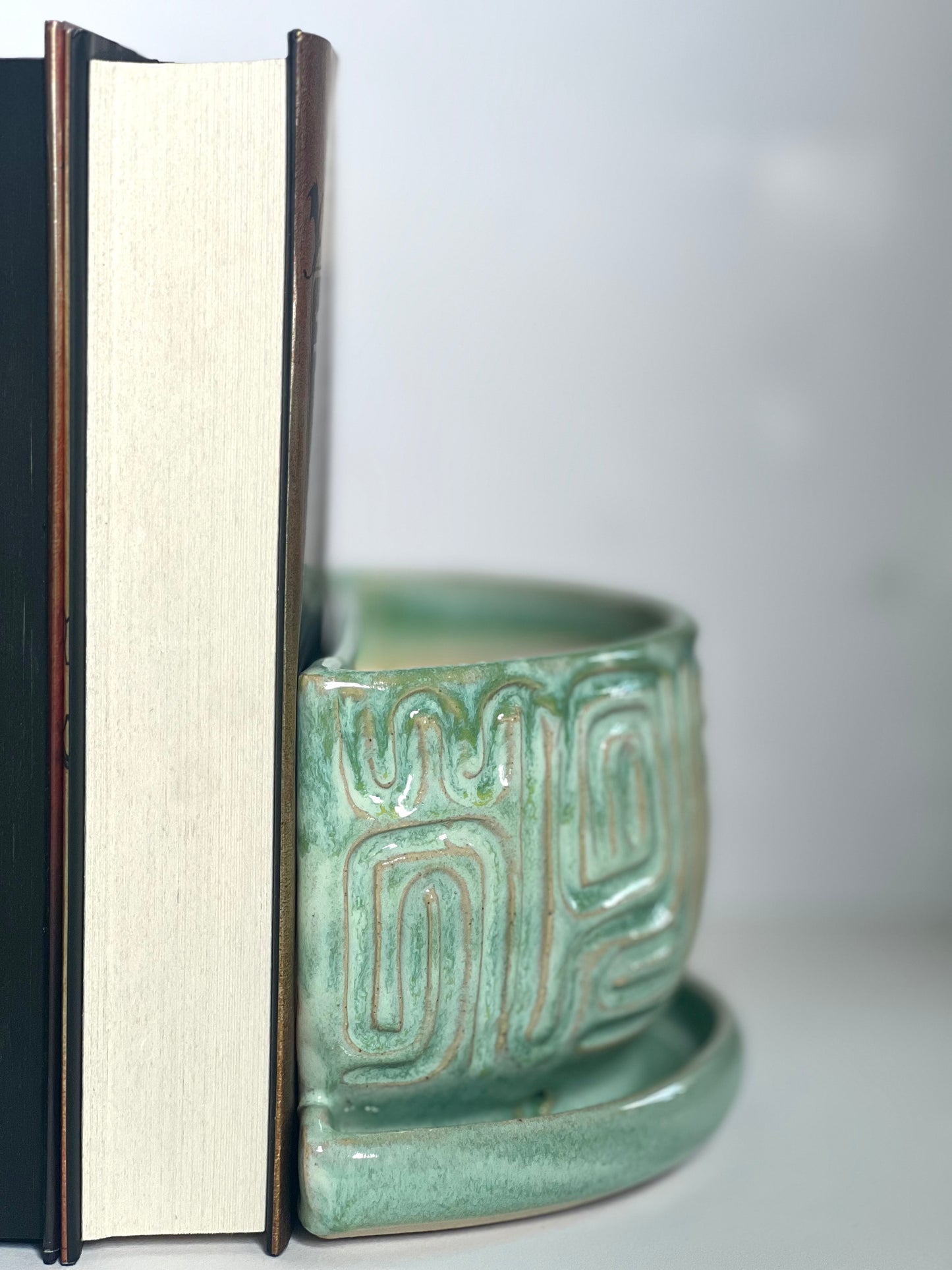 ‘Bookworm’ Planter Bookends Set