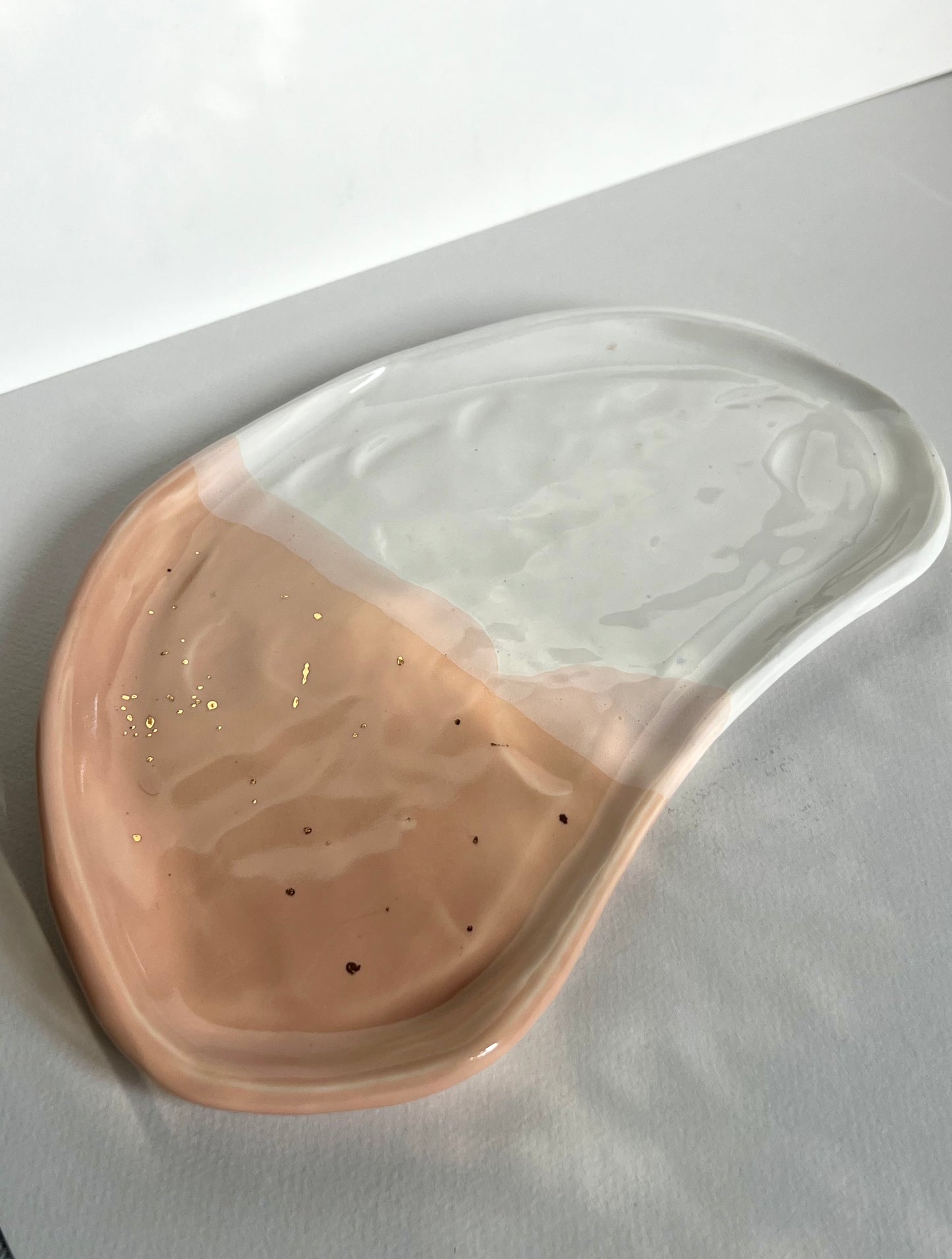 Pink with Gold Flecks Tray