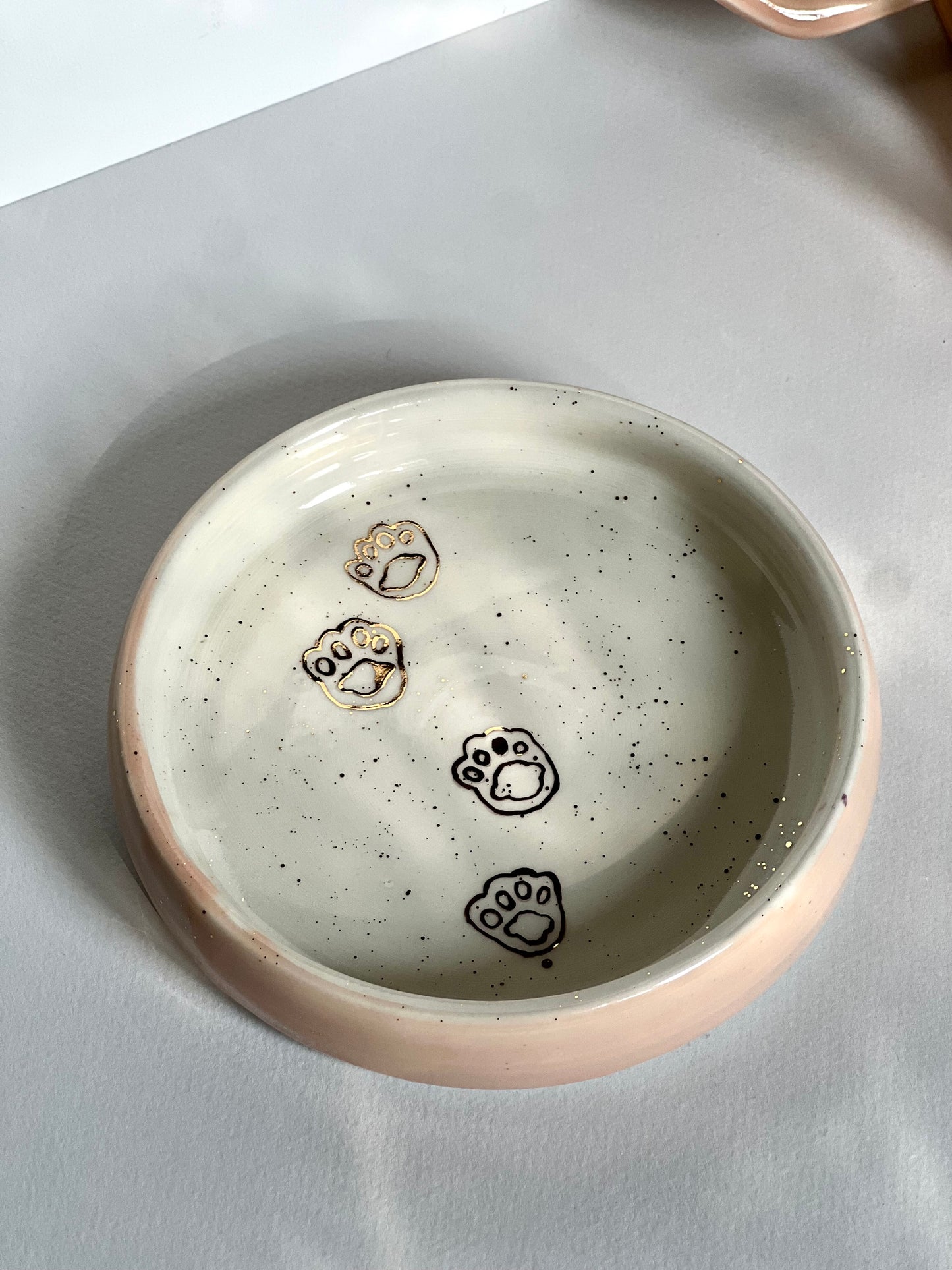Luxe Paw Print Ring Dish