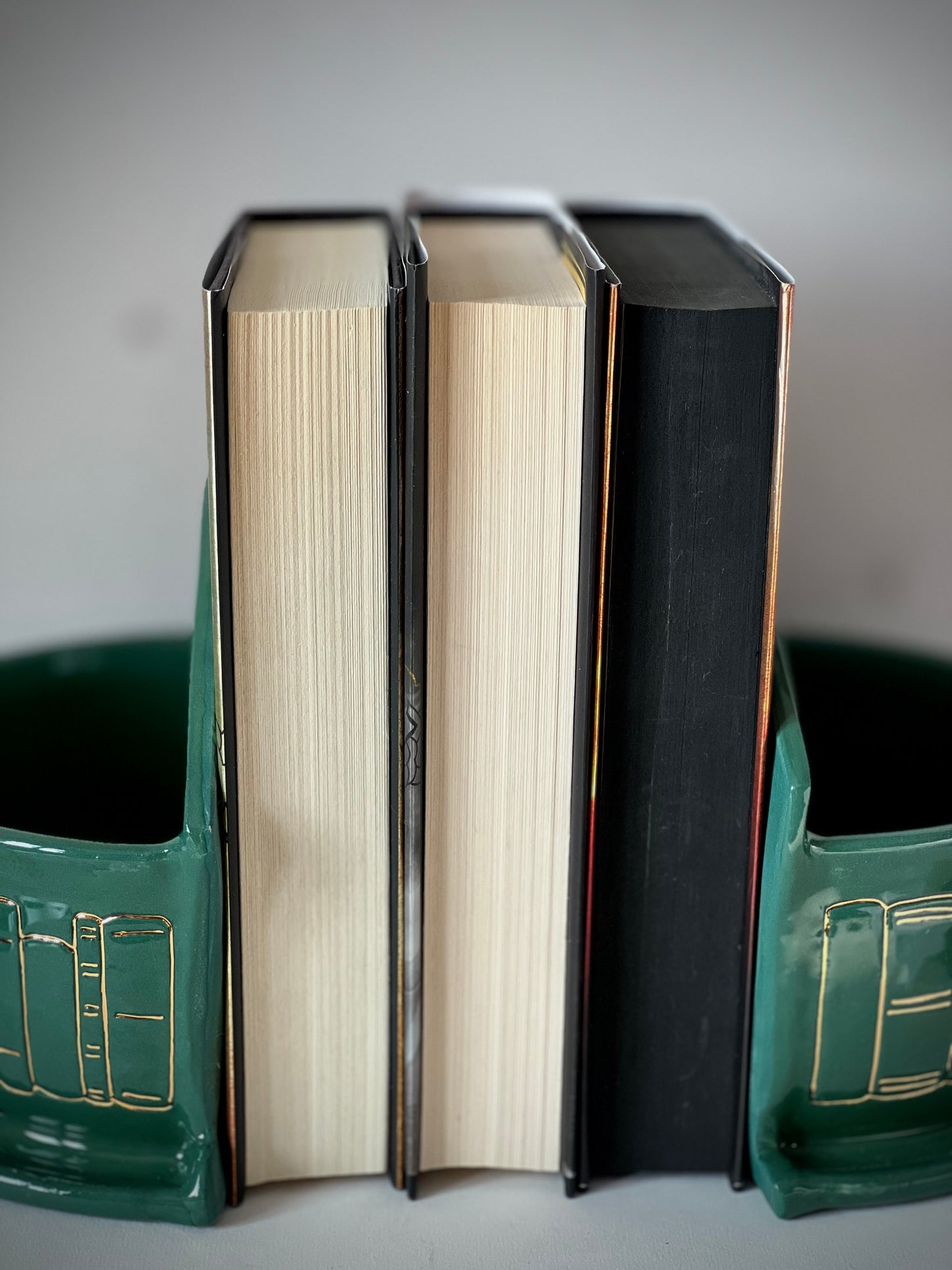 Bookshelf Bookend Planter Set