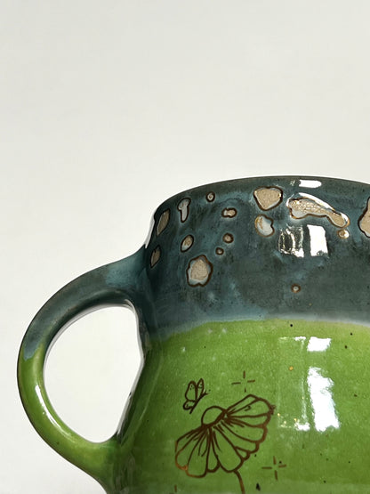 Sky and Green Mug *Discounted