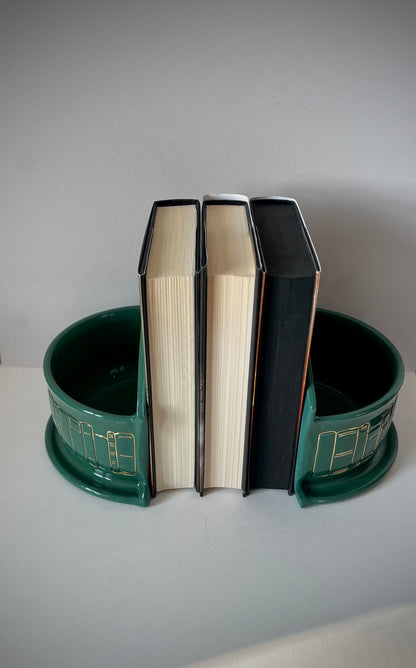 Bookshelf Bookend Planter Set