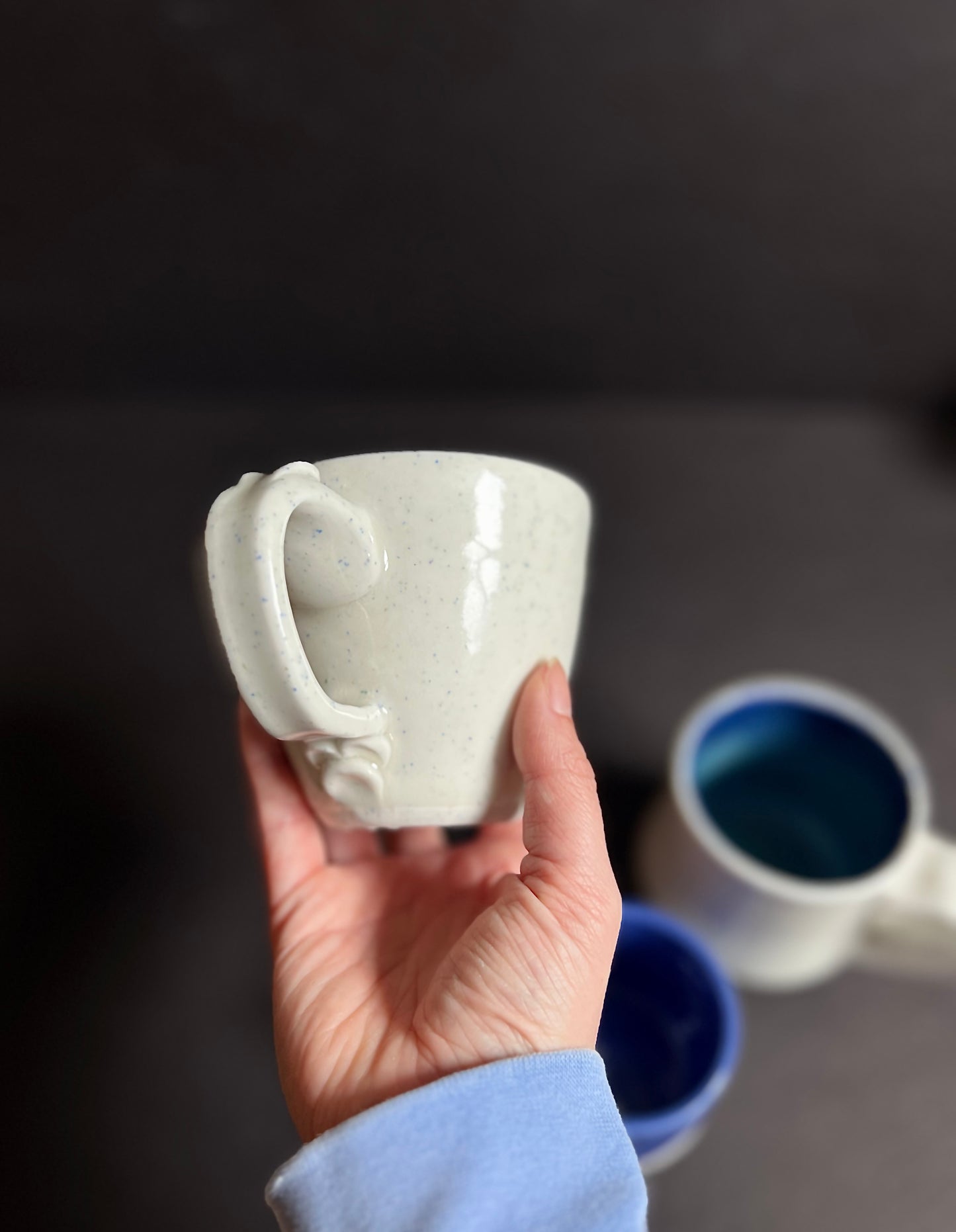 Blue Sand Mugs