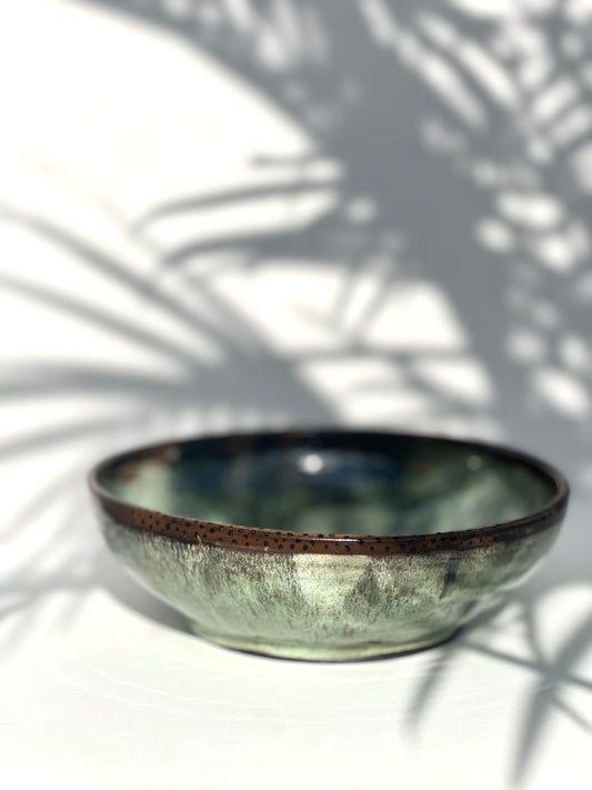 Cheetah Print Serving Bowl