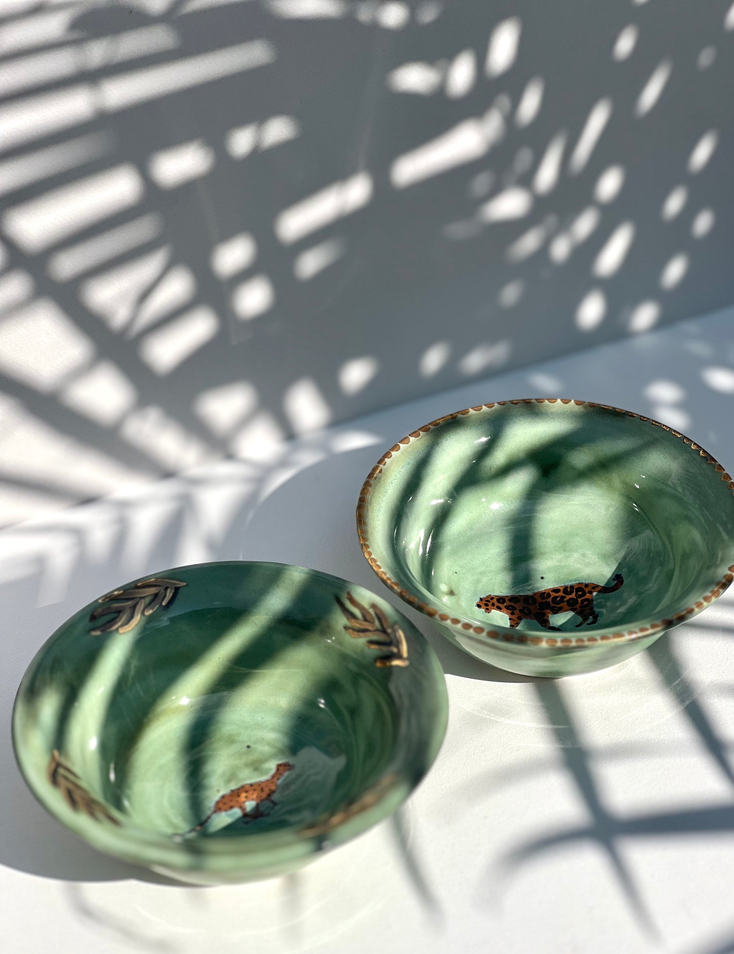 Jaguar and Cheetah Bowls